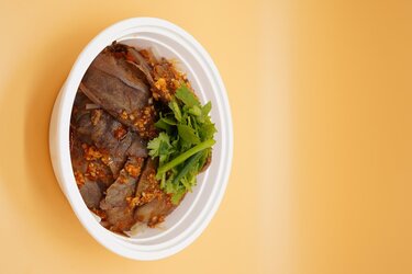 Sichuan Sliced Beef in Chili Oil